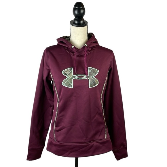 Under Armour Storm Women’s Hooded Sweatshirt SZ Small Camouflage - Picture 1 of 14